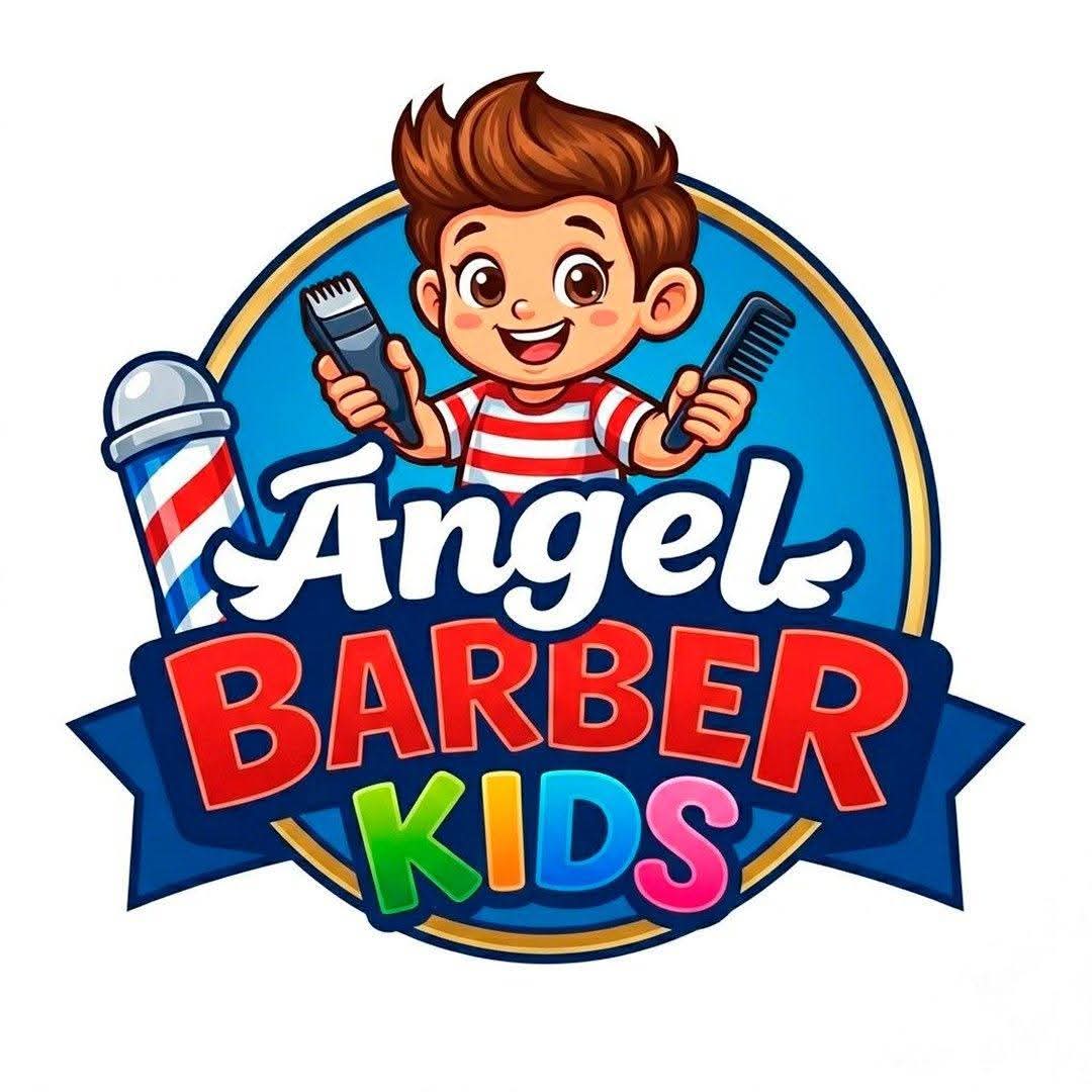 Logo de Angel barber kids